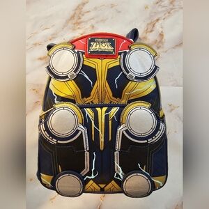 Loungefly Marvel Thor Love and Thunder Mini Backpack Faux Leather Superhero Nwt